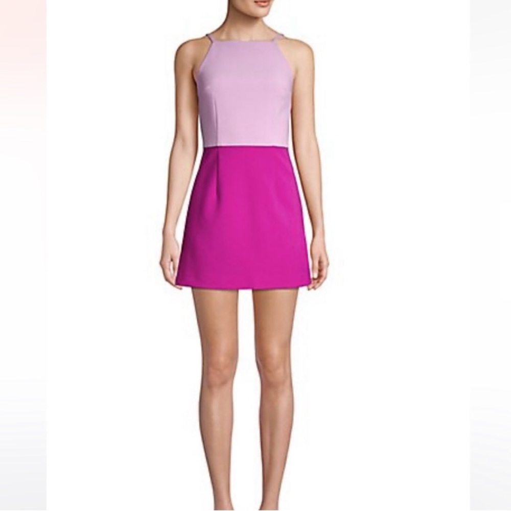 French Connection Color Block Mini Dress